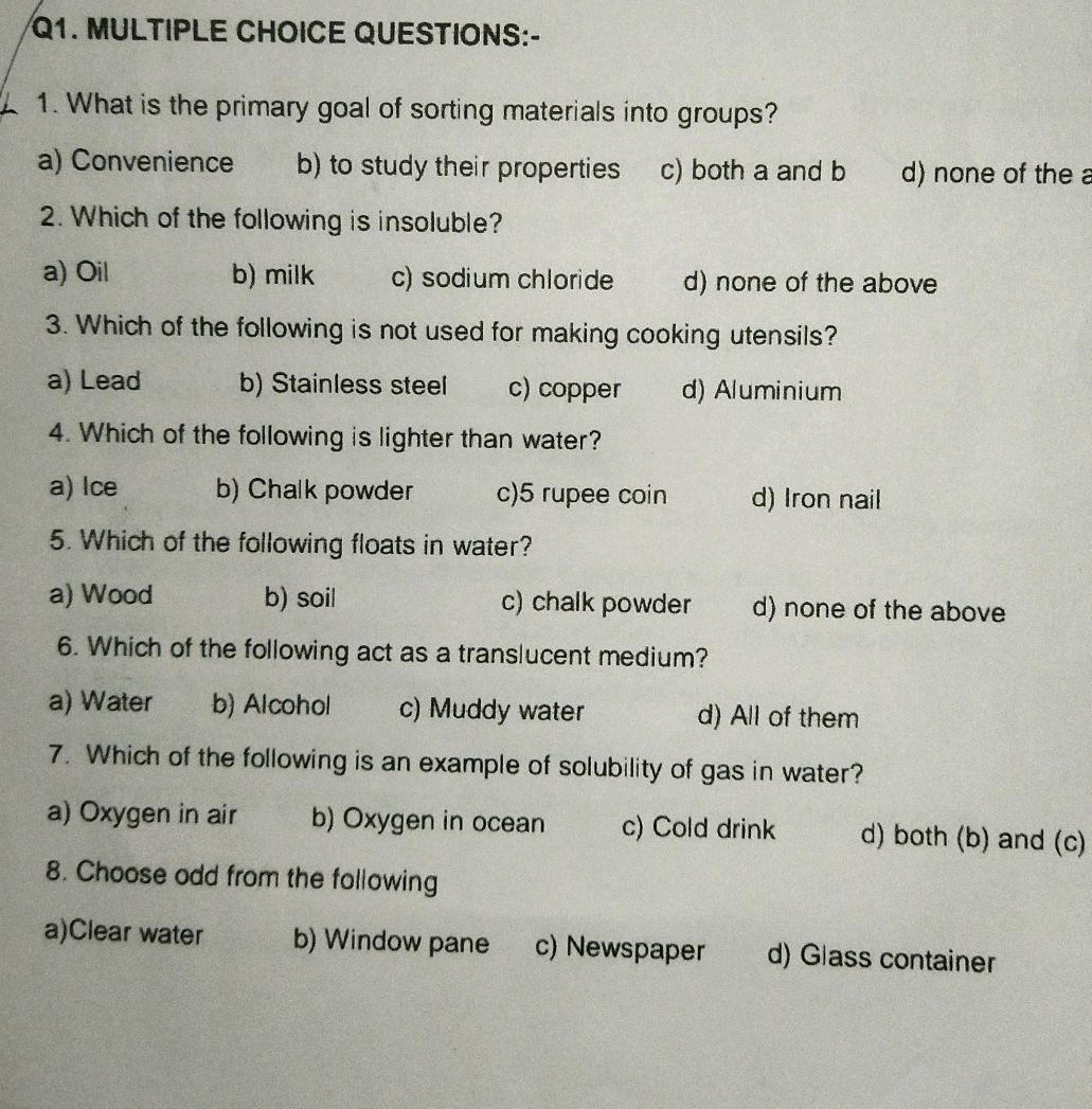 Q1. MULTIPLE CHOICE QUESTIONS:- 1. What is | StudyX