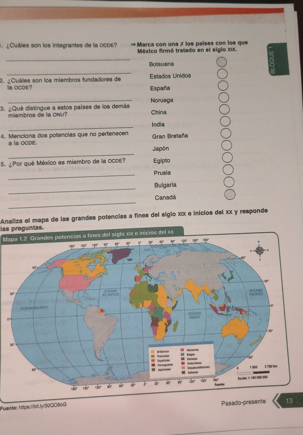 1. ¿Cuáles son los integrantes de la OCDE? | StudyX