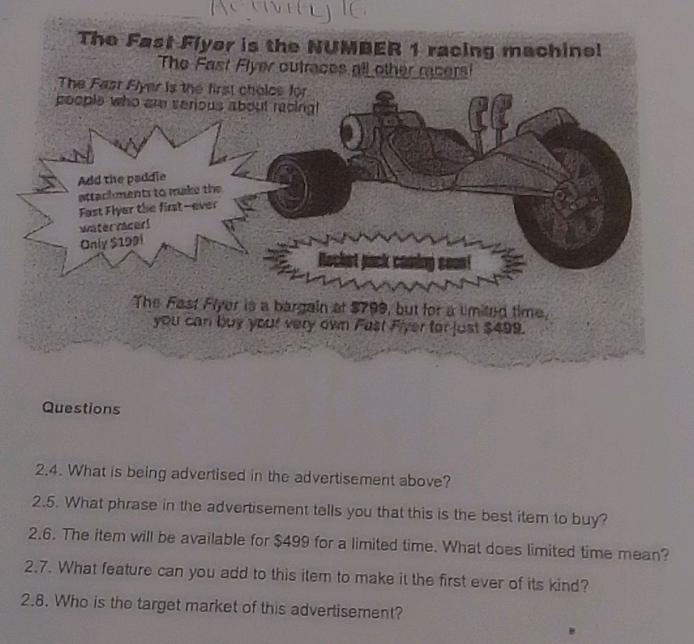 The Fast Flyer is the NUMBER 1 racing | StudyX