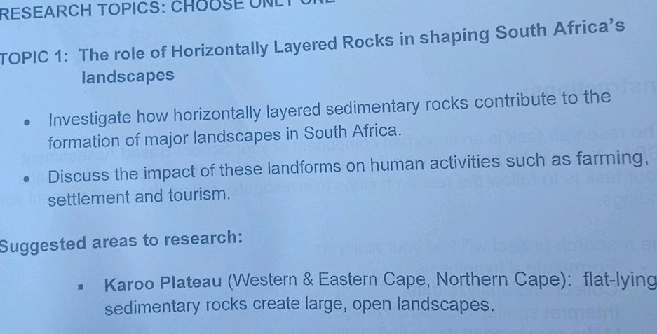 TOPIC 1: The role of Horizontally Layered | StudyX
