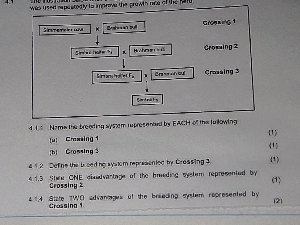 4.1 The illustration below shows how