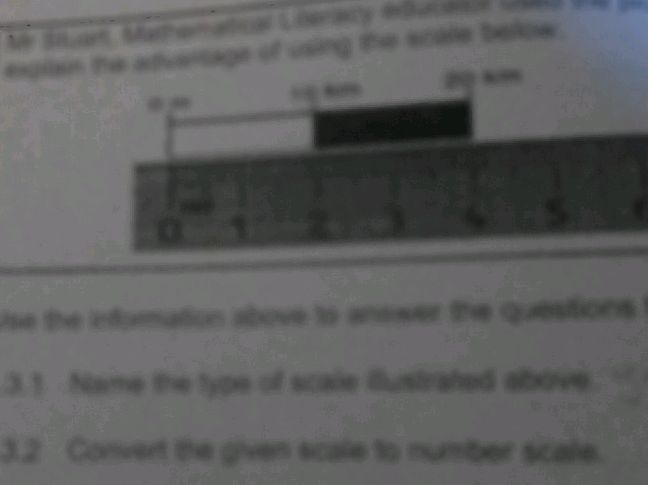 3.1 Name the type of scale illustrated | StudyX