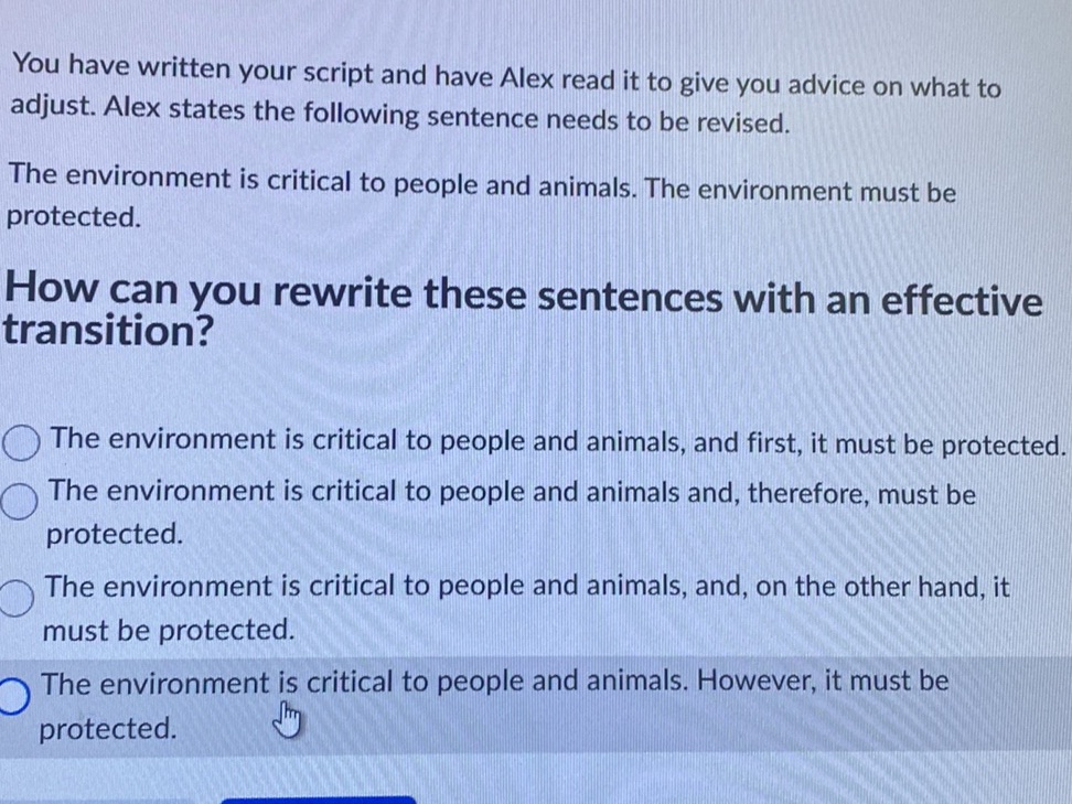 You have written your script and have Alex | StudyX