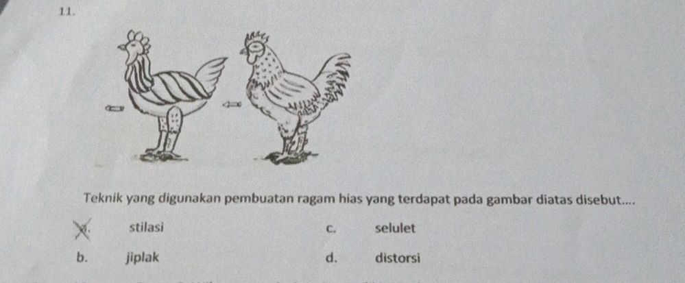 Bangun Luar Dalam Membuat Gambar Stilasi Disebut