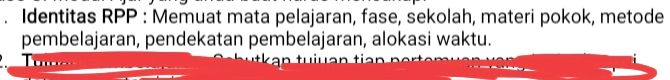 . Identitas RPP: Memuat mata pelajaran, | StudyX