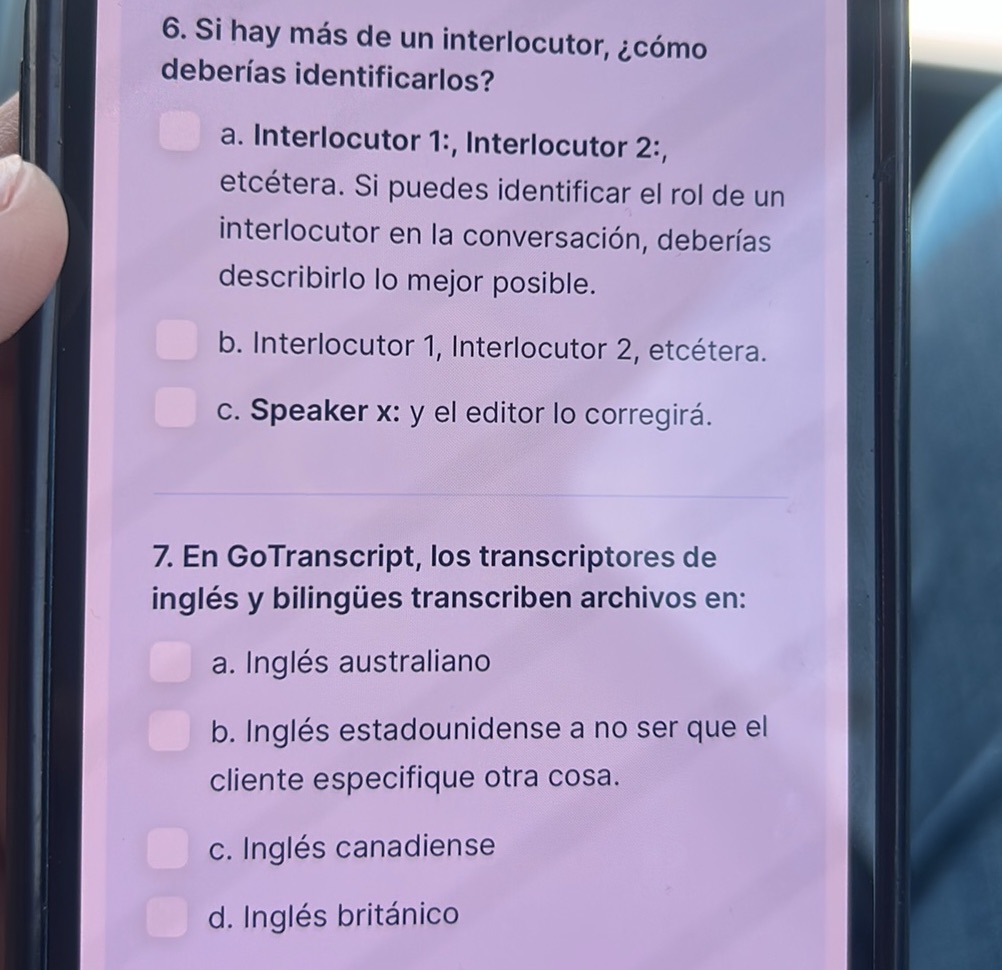 6. Si hay más de un interlocutor, ¿cómo | StudyX