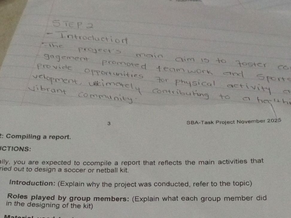 2: Compiling a report. INSTRUCTIONS: ally, | StudyX