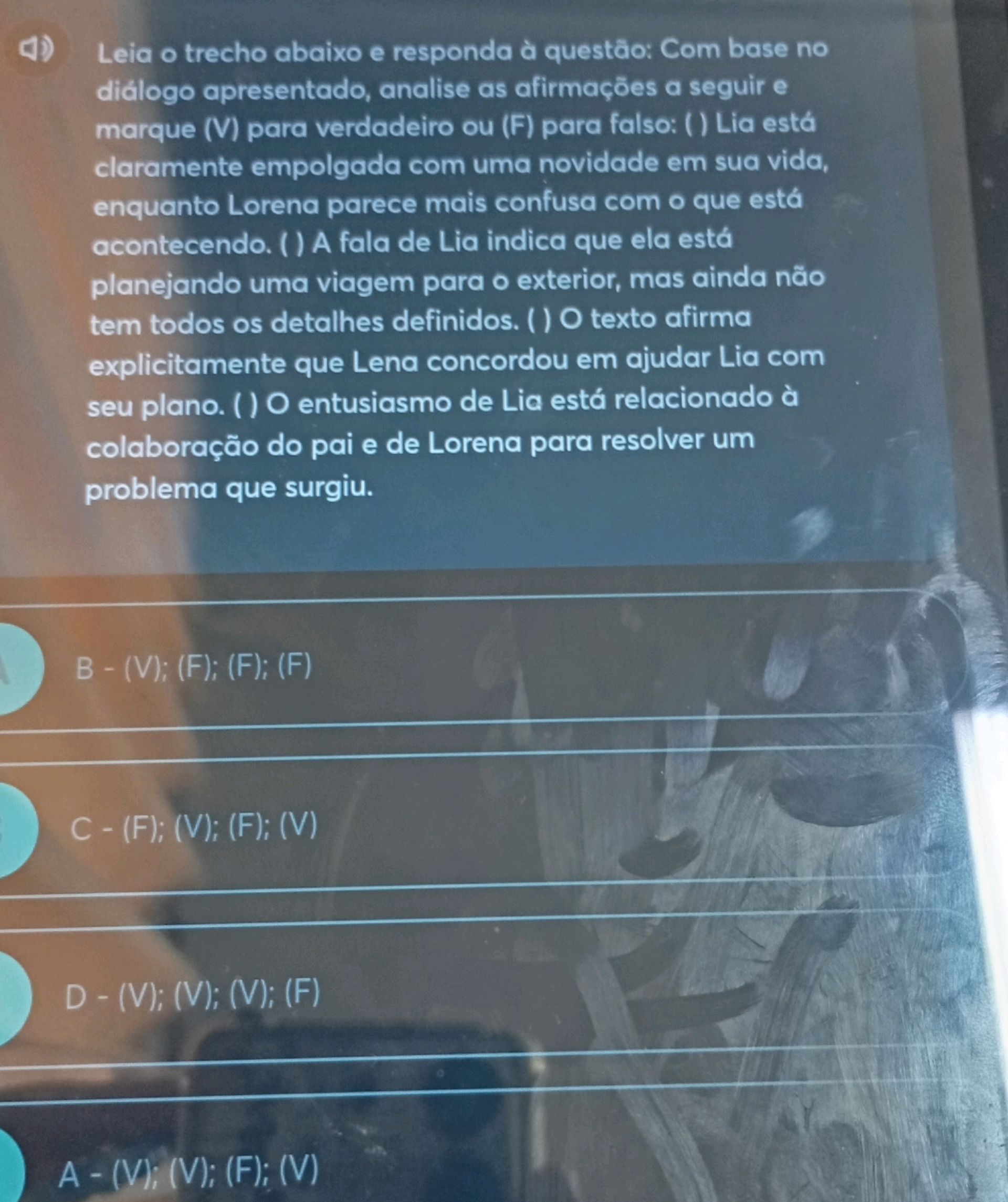 Leia o trecho abaixo e responda à questão: | StudyX