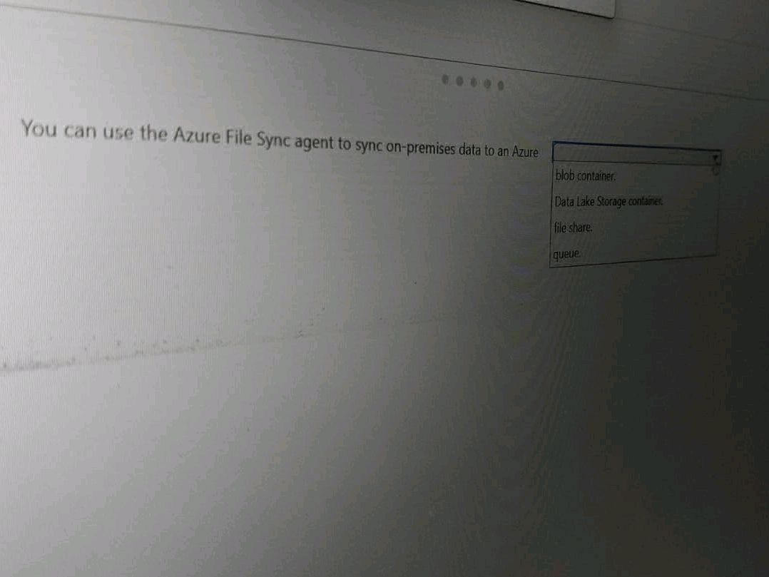 You can use the Azure File Sync agent to