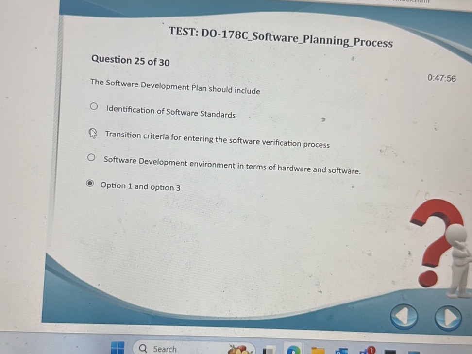 Question 25 of 30 The Software Development | StudyX