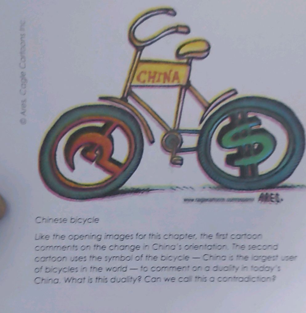 Chinese bicycle Like the opening images for