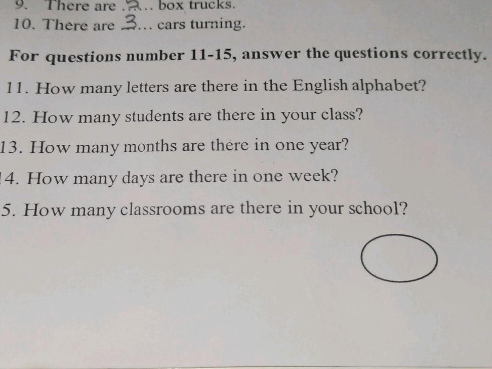 11 How Many 11. How many letters are there in the | StudyX
