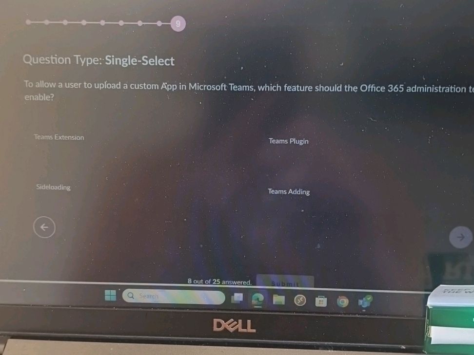 Question Type: Single-Select To allow a | StudyX