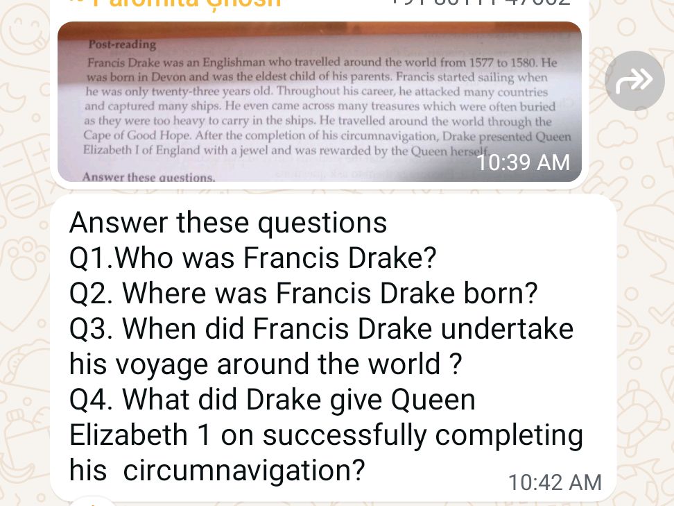Answer these questions Q1. Who was Francis | StudyX
