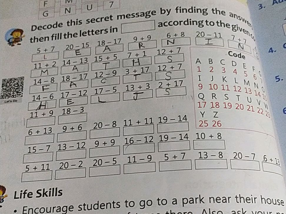 Decode this secret message by finding the | StudyX