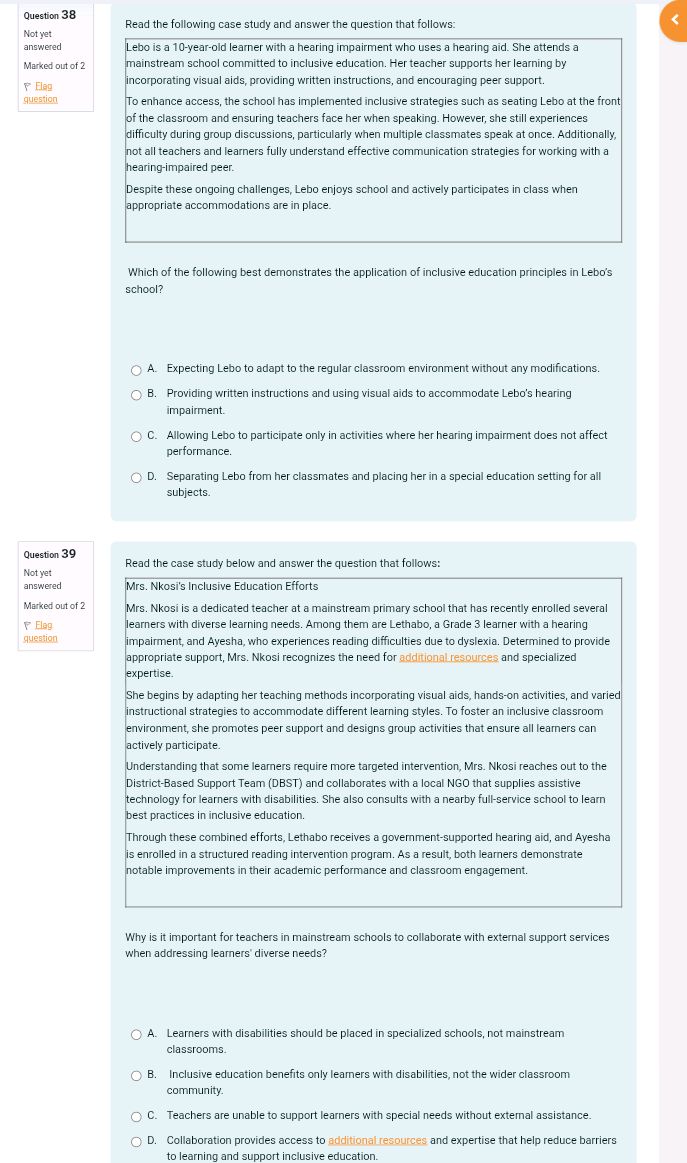 Read the following case study and answer the | StudyX