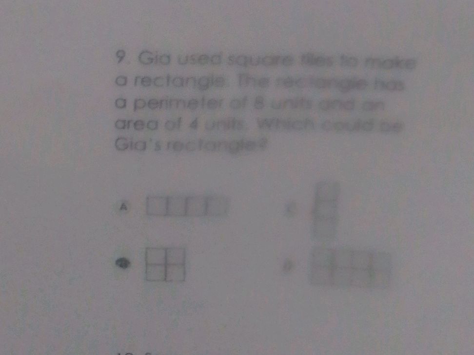 9. Gia used square files to make a | StudyX