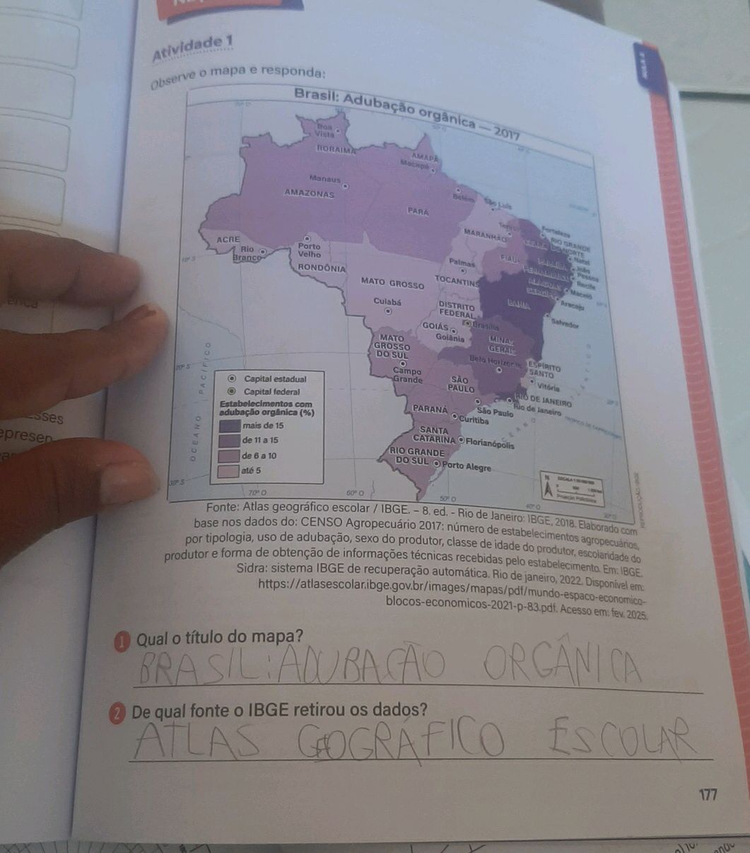 1 Qual o título do mapa? BRASIL: ADUBACAO | StudyX