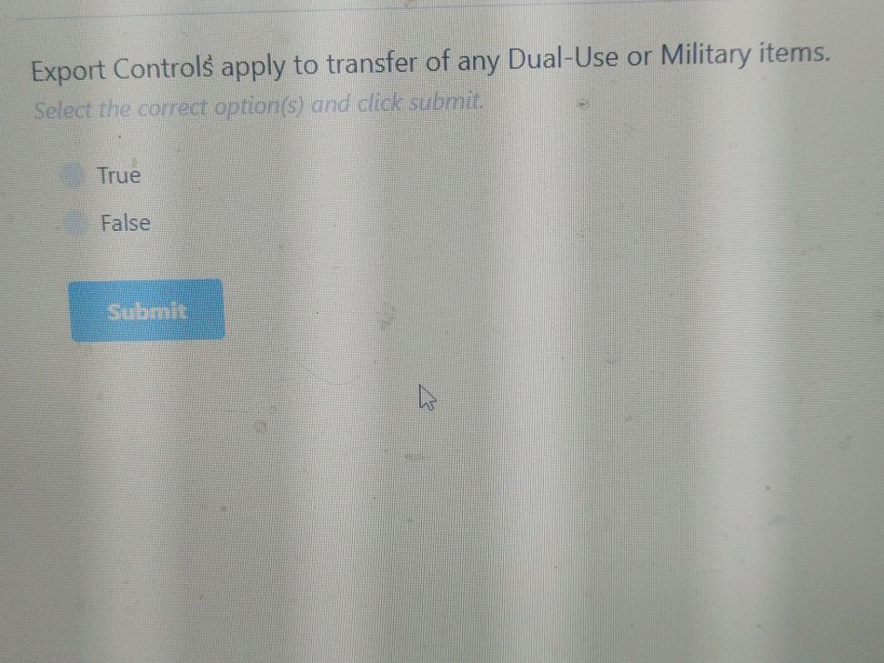 Export Controls apply to transfer of any | StudyX