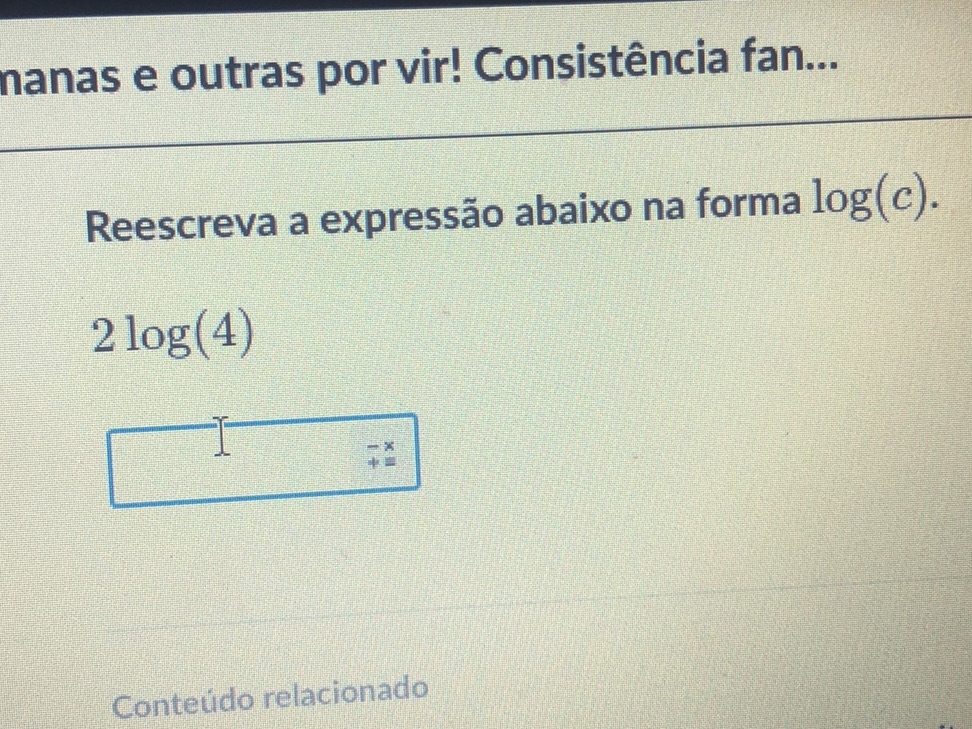 Reescreva a expressão abaixo na forma | StudyX