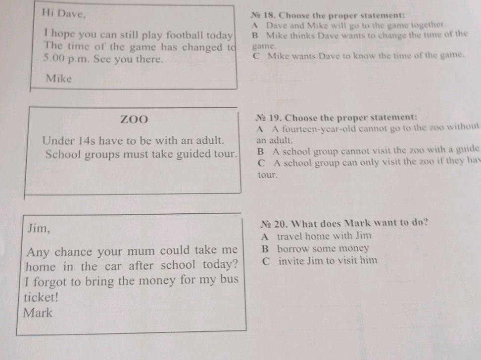 18. Choose the proper statement: A Dave | StudyX