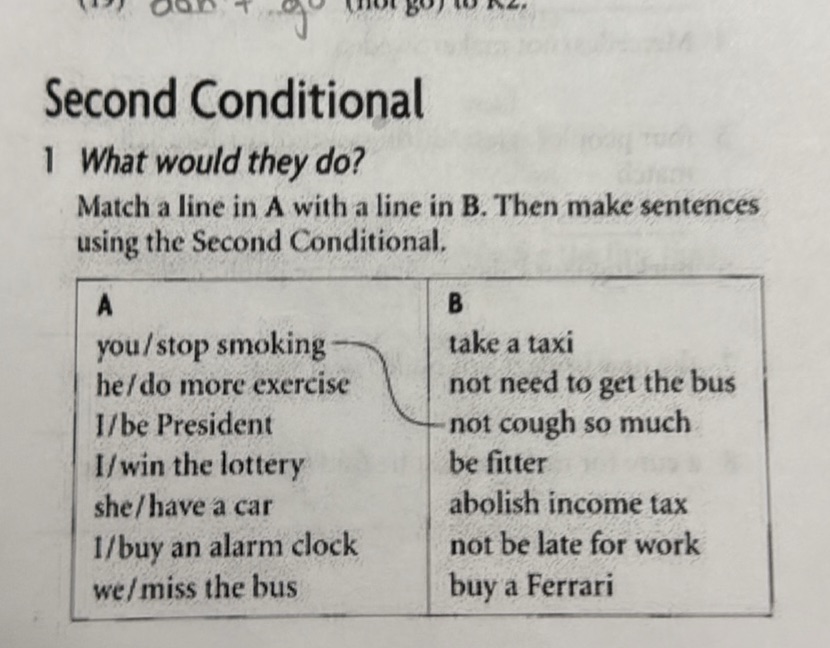 1 What would they do? Match a line in A | StudyX