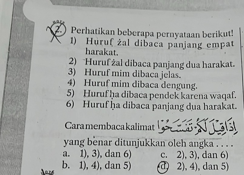 Perhatikan beberapa pernyataan berikut! 1) | StudyX