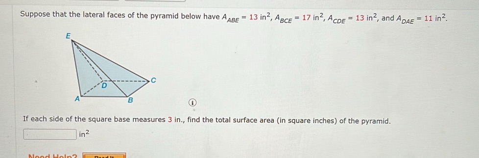 Suppose that the lateral faces of the | StudyX