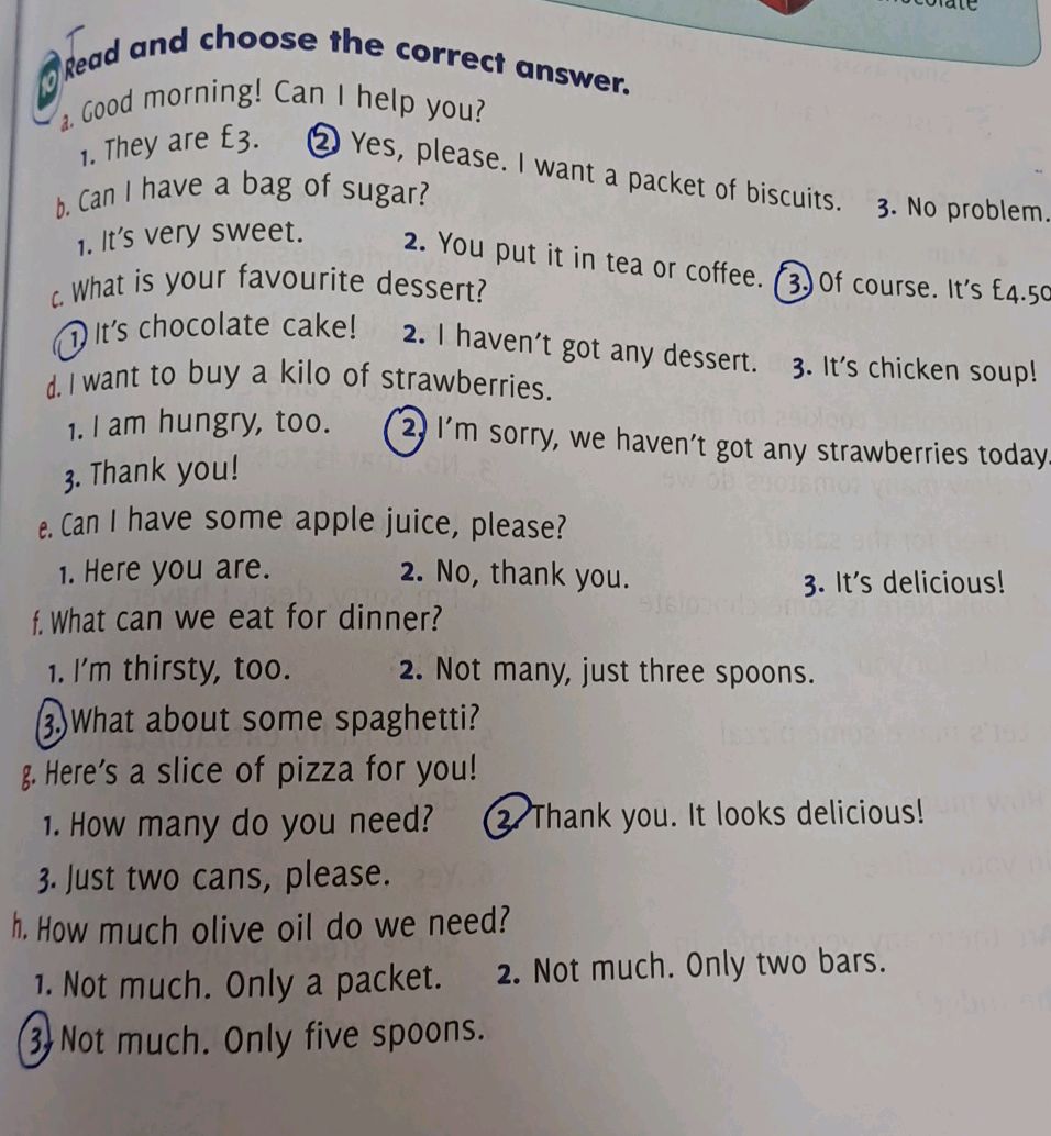 Read and choose the correct answer. a. Good | StudyX