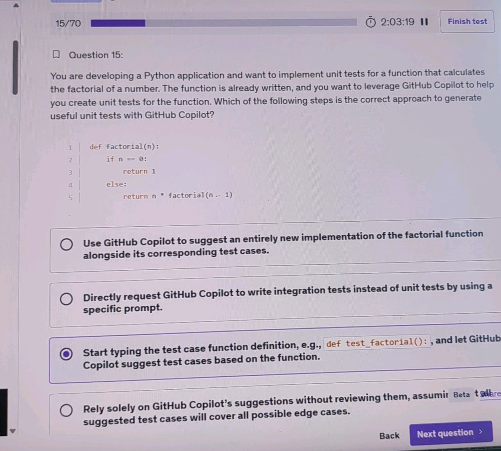 You are developing a Python application and | StudyX