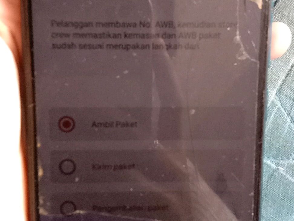 Pelanggan membawa No AWB, kemudian story | StudyX