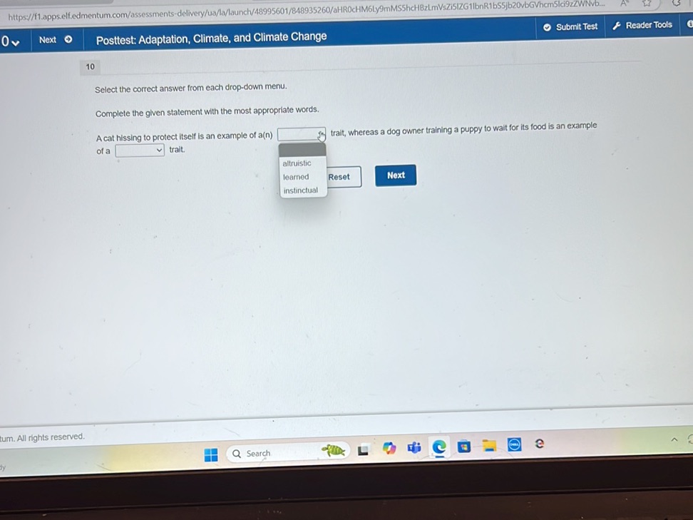 Select the correct answer from each | StudyX