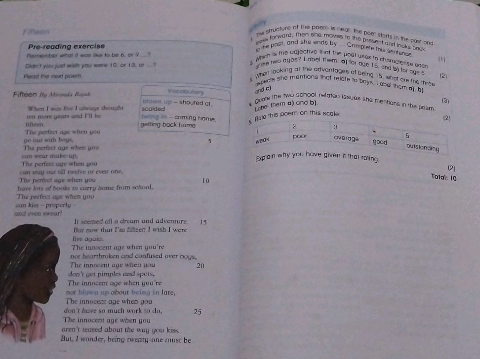 1. The structure of the poem is neat: the | StudyX