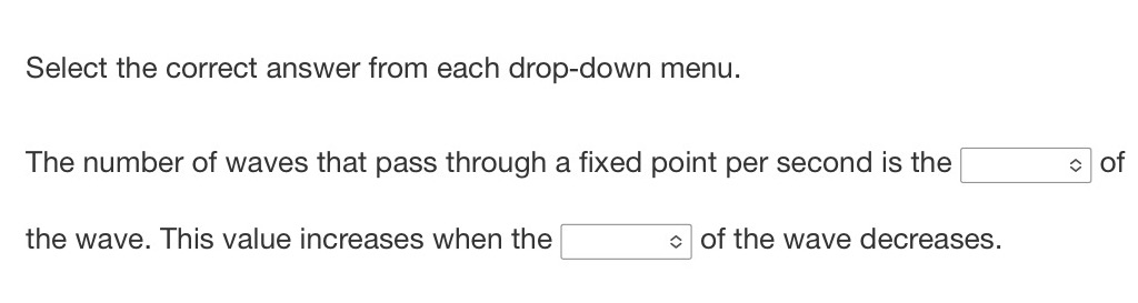 Select the correct answer from each | StudyX