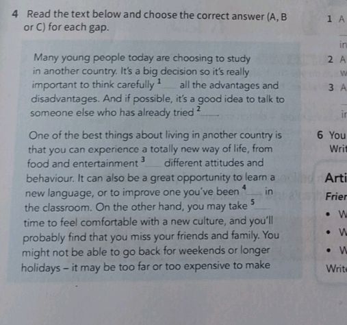 4 Read the text below and choose the correct | StudyX