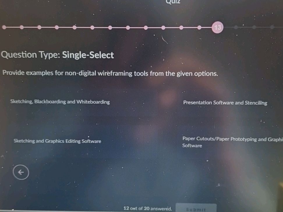 Question Type: Single-Select Provide | StudyX