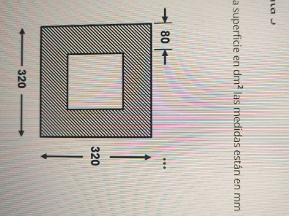 Calculate the surface area in $dm^2$. The | StudyX