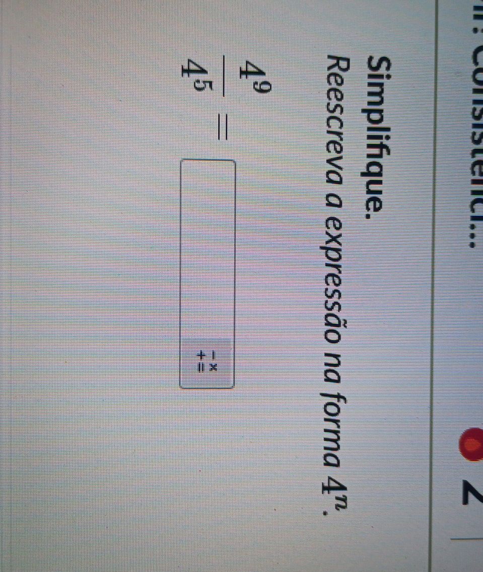 Simplifique. Reescreva a expressão na forma | StudyX