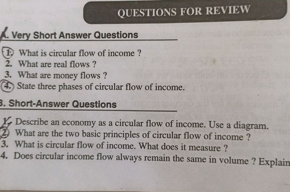A. Very Short Answer Questions 1. What is | StudyX