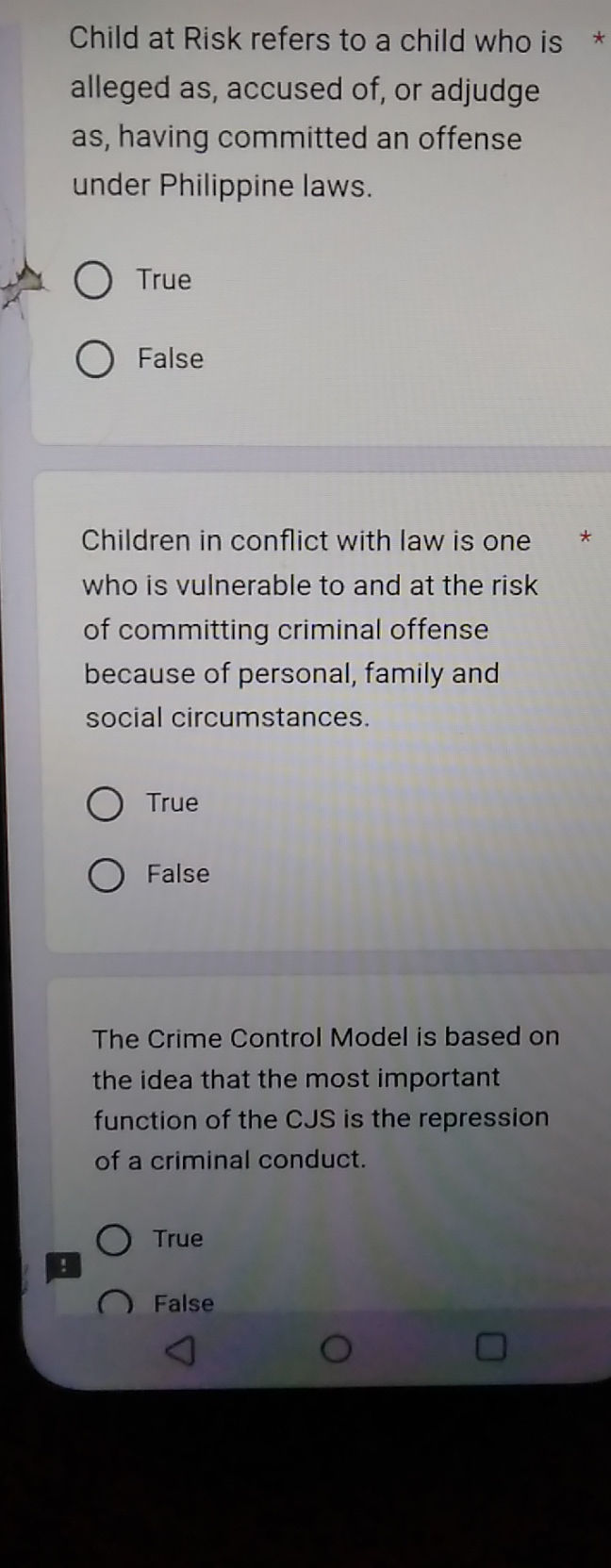 Child at Risk refers to a child who is | StudyX