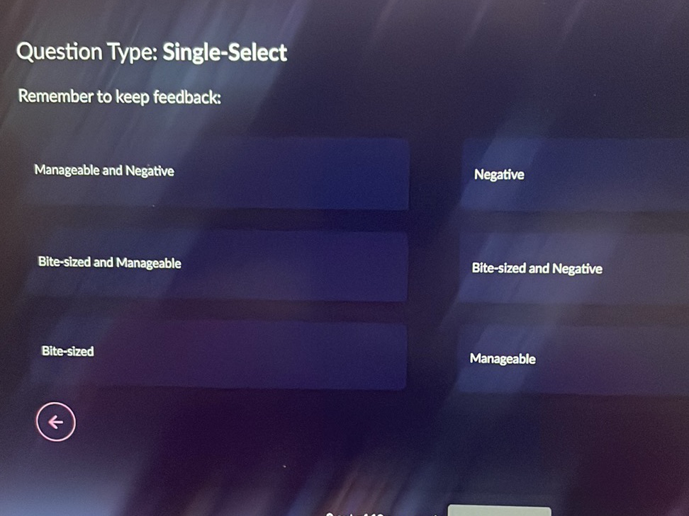 Question Type: Single-Select Remember to | StudyX