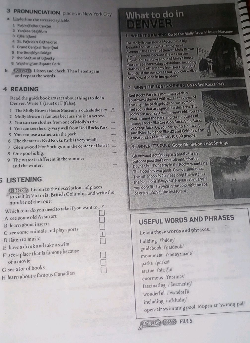 4 READING Read the guidebook extract about | StudyX