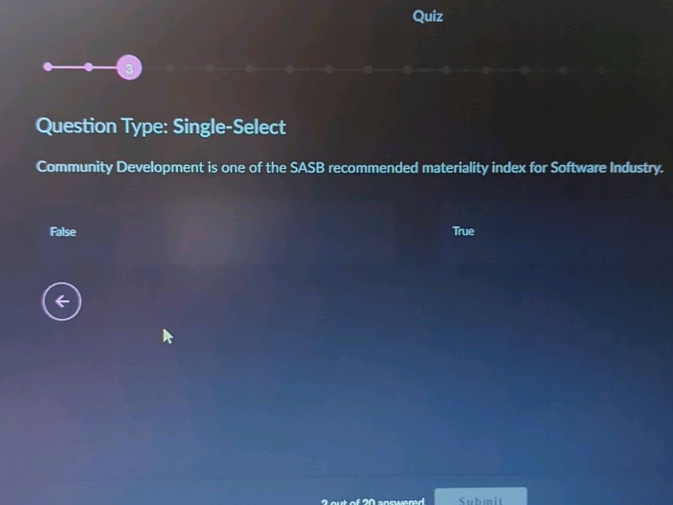 Sasb Materiality Map.pdf Community Development is one of the SASB