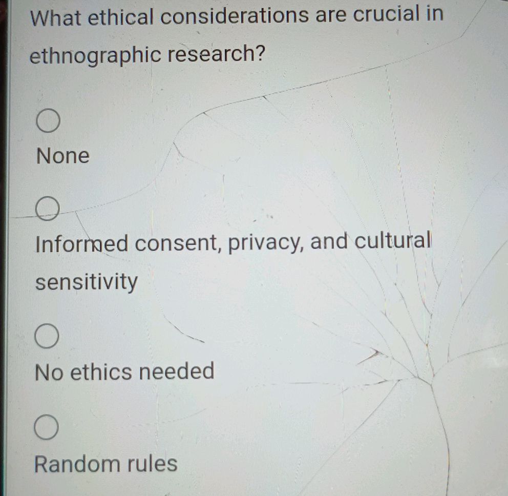 What ethical considerations are crucial in | StudyX