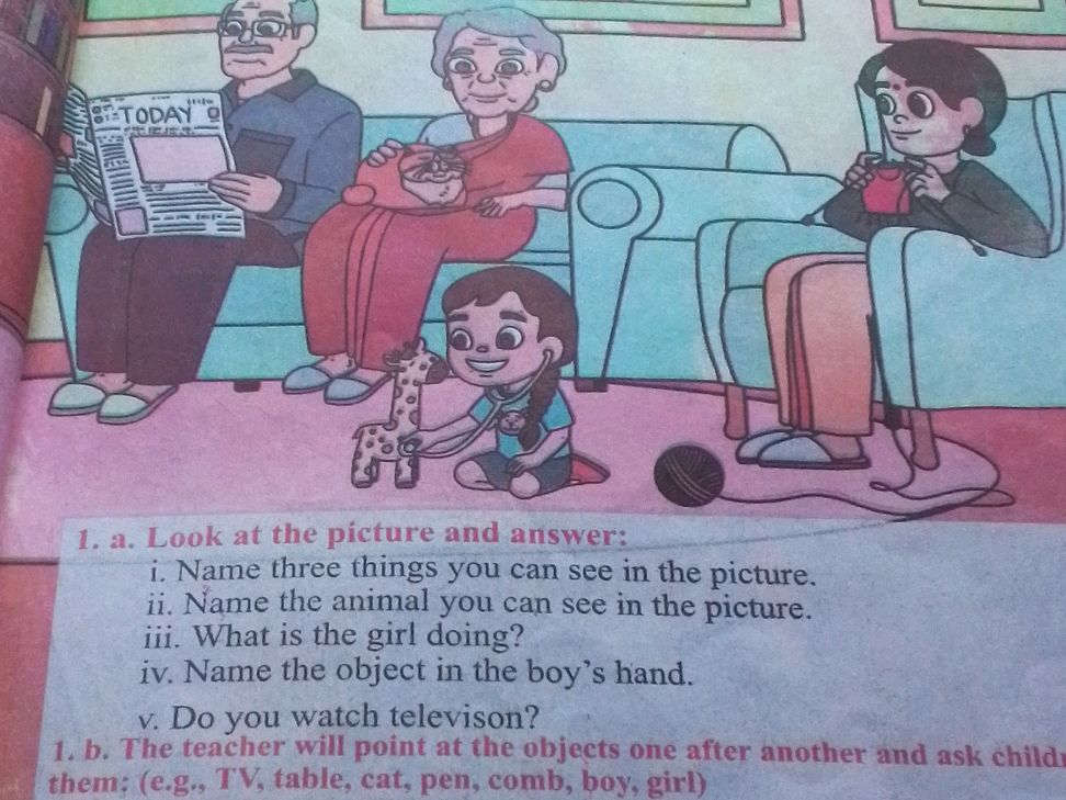 1. a. Look at the picture and answer: i. | StudyX