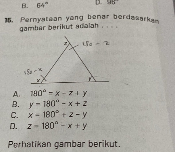 15. Pernyataan yang benar berdasarkan gambar | StudyX