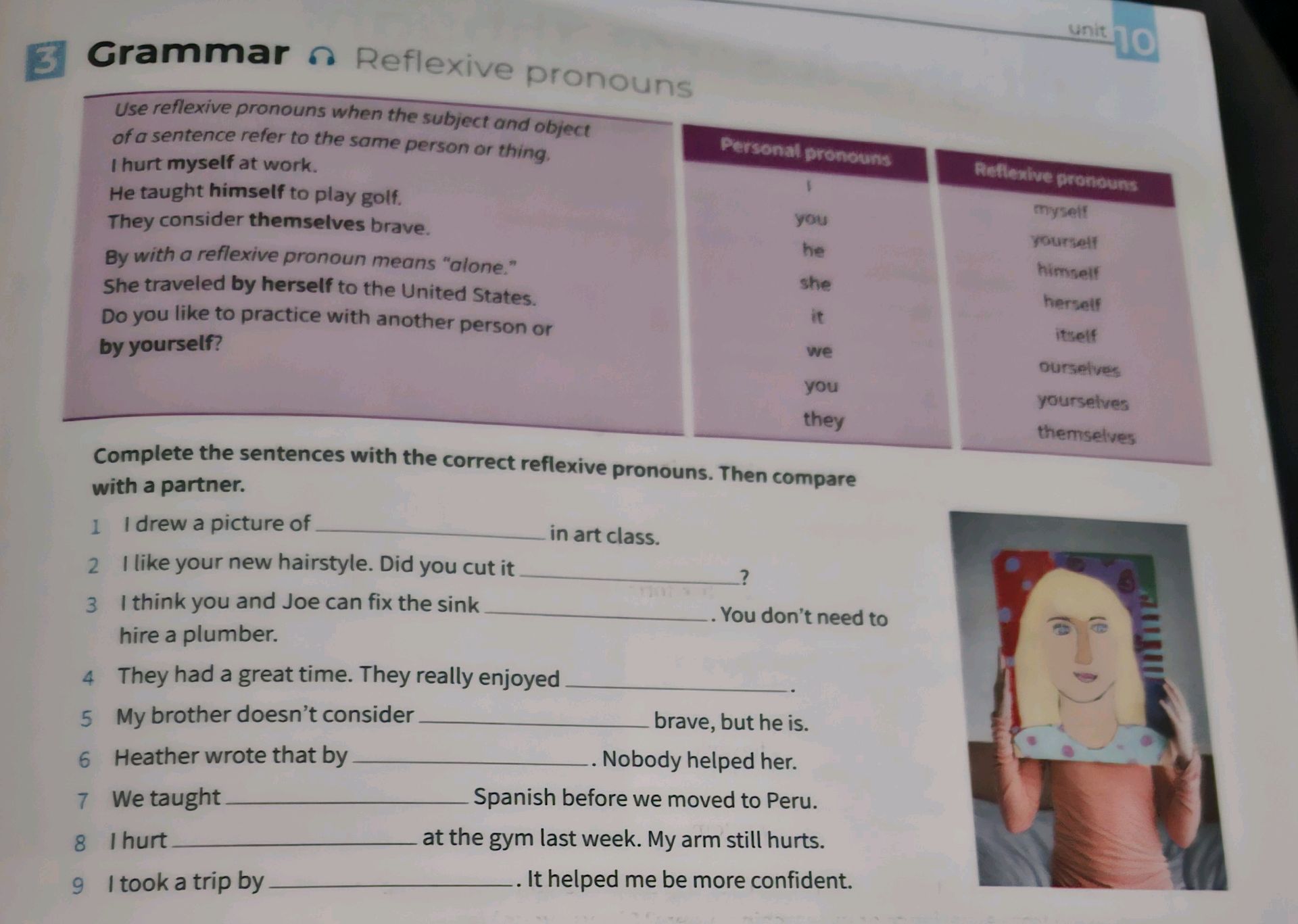 Use reflexive pronouns when the subject and | StudyX