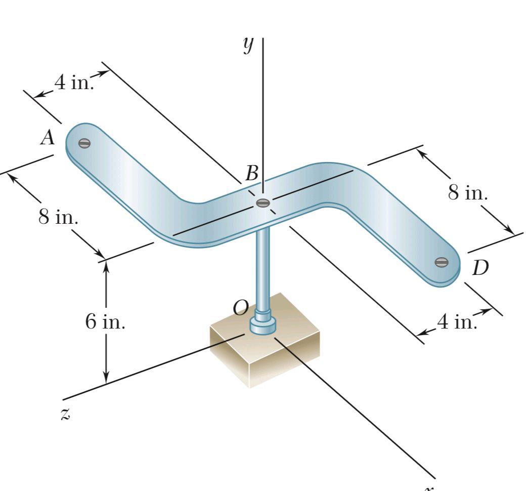 The image shows a 3D diagram with dimensions | StudyX
