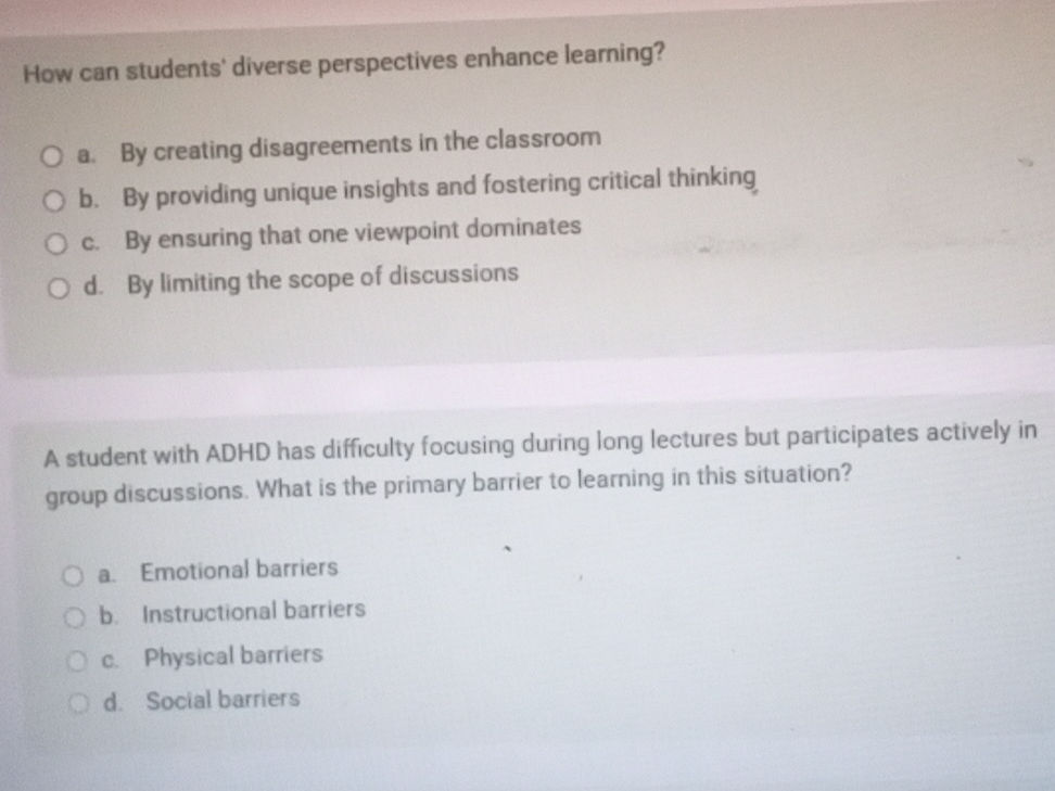 How can students' diverse perspectives StudyX