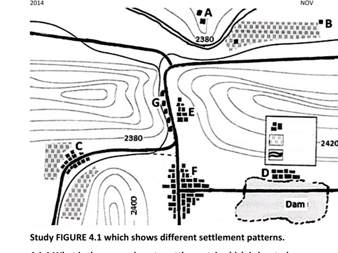 Triangular Settlement Pattern Study FIGURE 4.1 which shows different | StudyX